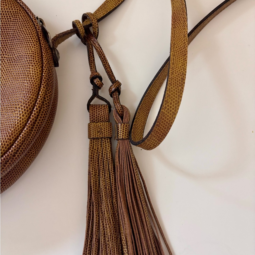 Patricia Nash Canteen Scafatti Lizard Round Crossbody Bag - Picture 8 of 10